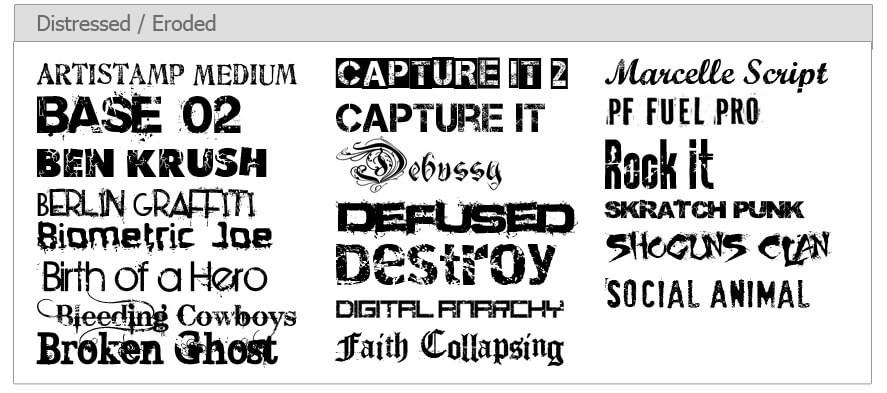 free distressed script fonts